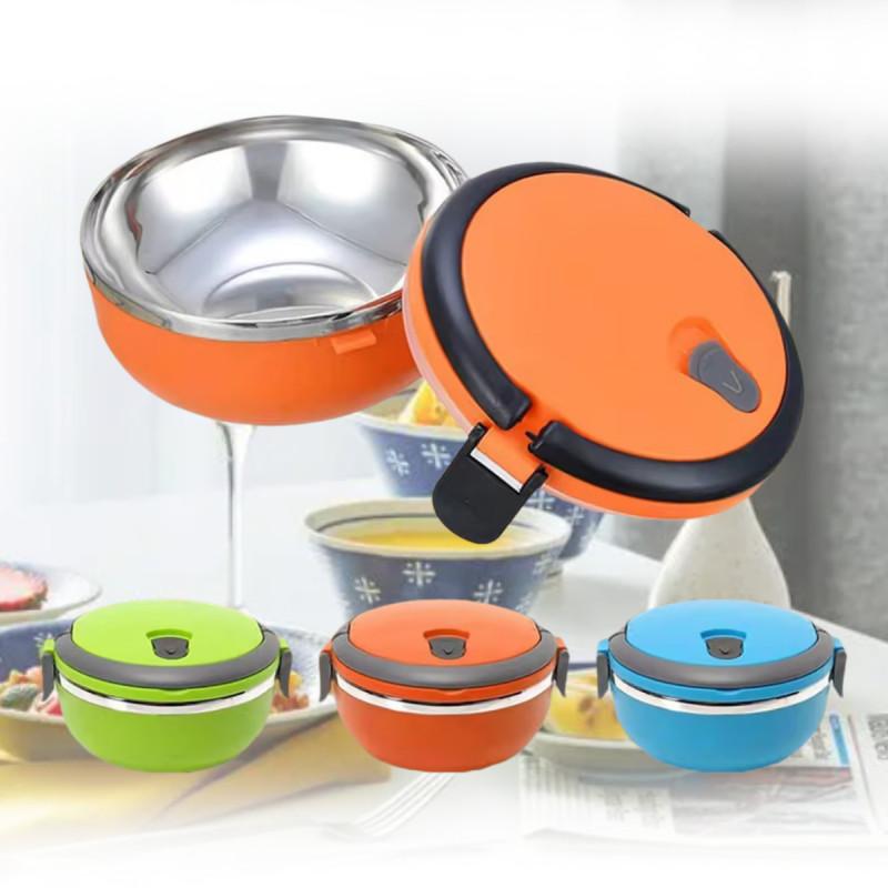 Insulated Steel Stainless Lunch Box Thermos Container Soup Hot Food Leakproof