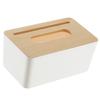 Paper Towel Dispenser Wood Tissue Box Cover Holder Countertops Bathroom Toilet Tissue Box Home Kitchen Paper Extraction Dispenser