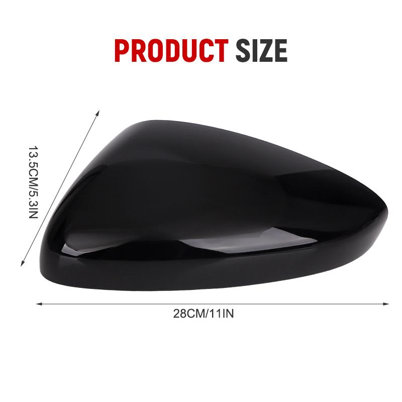 Left Right Side Mirror Cover Cap For Honda Accord 2018- W/o Turn Signal Light Models Rear View Mirror Cap Cover Accessories