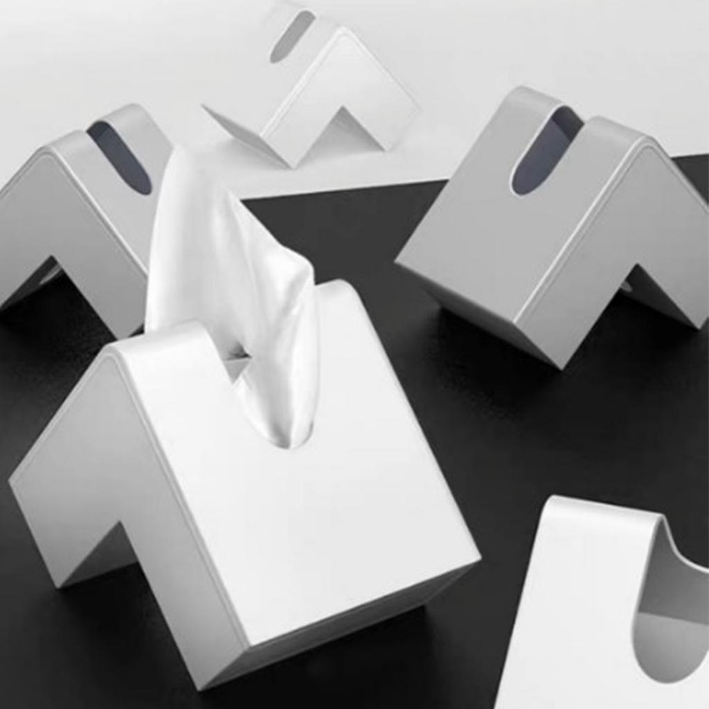 Nordischer Stil Kunststoff Taschentuchbox Halter Persönlichkeit Schlichtheit Taschentuch Aufbewahrungsbox für Restaurant