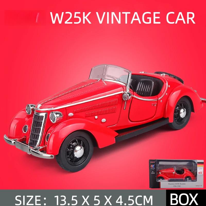 

Масштаб 1/32 WANDERER W25K Классический автомобиль Сплав Металл Литой под давлением Ретро Модель автомобиля Детские Звуковые и Световые Игрушки Украшения Центрального Управления