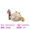 JYL TS/045,Creative Resin Craft Rooster and Hen Figurine for Office Decor Cute Stress Relief Gift