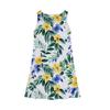Girl Summer Dress Sleeveless Printed Color Casual Dress