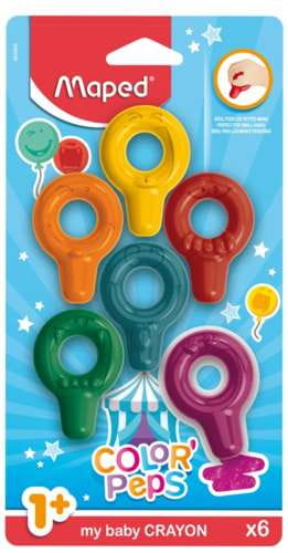Maped Kredki Baby Colorpeps Early Age 6 Szt