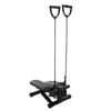 Hydraulic Fitness Stepper Quiet Three Level Adjustment Stair Step Workout Machine with Bands LED Screen for Home