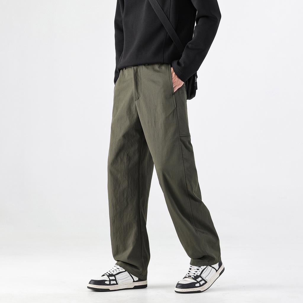 American trendy brand mountain tooling men's spring and autumn loose straight large size casual pants versatile long pants