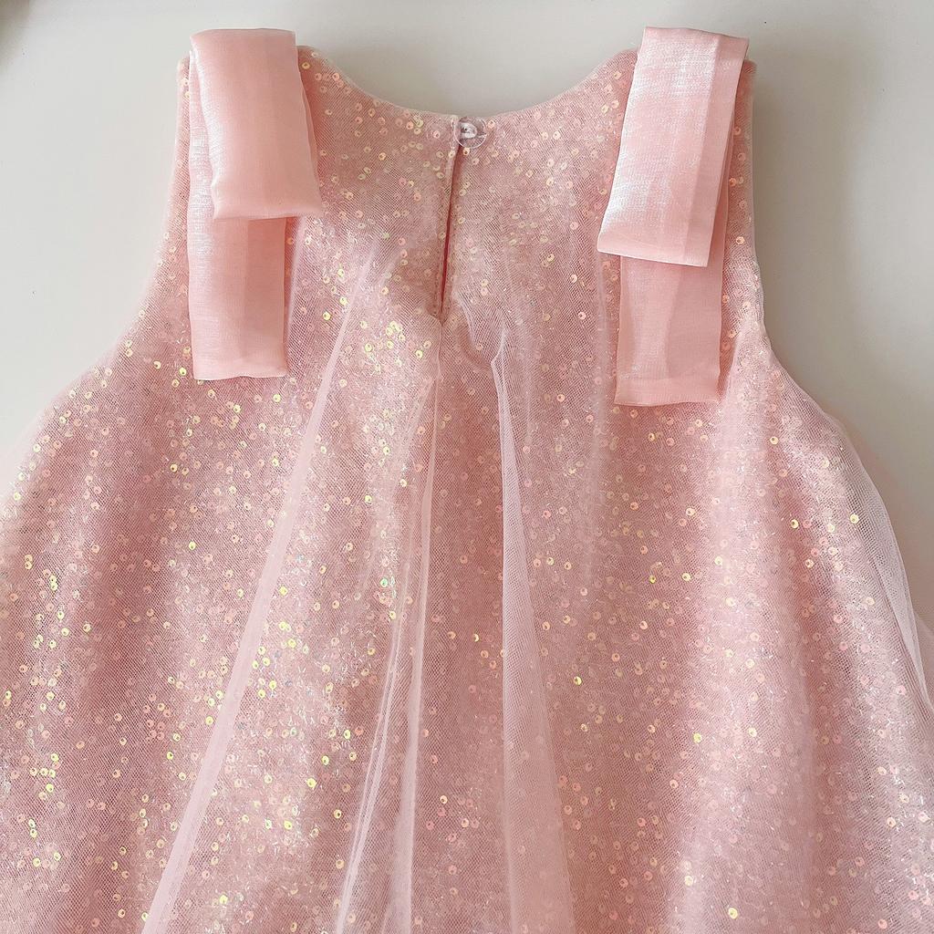 Children's Dresses, Stylish Princess Dresses, Sequined Skirts, Performance Costumes For Middle And Older Childrengirls Skirts
