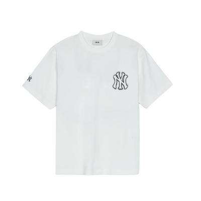 MLB Basic New York Yankees T Shirt Unisex White 3ATSB0353-50WHS