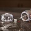 Pepper Grinder- Acrylic Salt And Pepper Shakers Adjustable Coarseness By Ceramic Rotor Kitchen Accessories