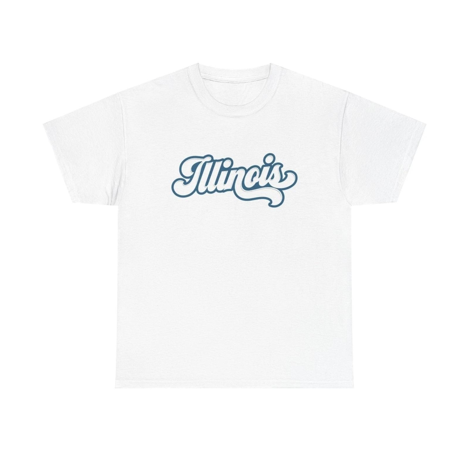 Men s and Women s T-shirts Illinois Graphic State Logo BRAND NEW Apparel XS