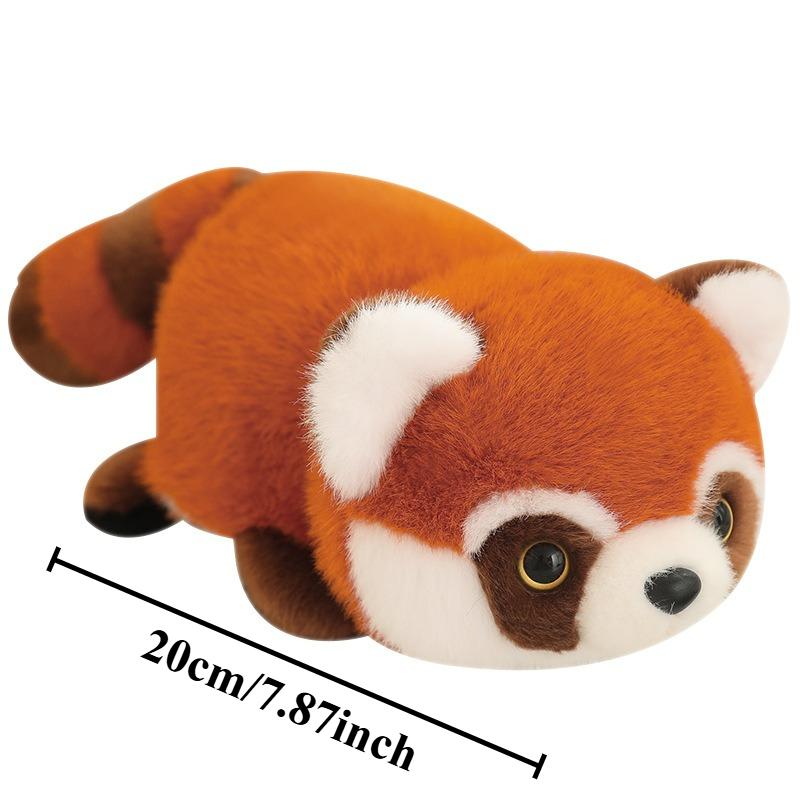 Simulation 20-50Cm Stuffed Panda Turns Into Red Panda Flip Transformation Super Soft Plush Doll Baby Comfort Toy For Girls Boys
