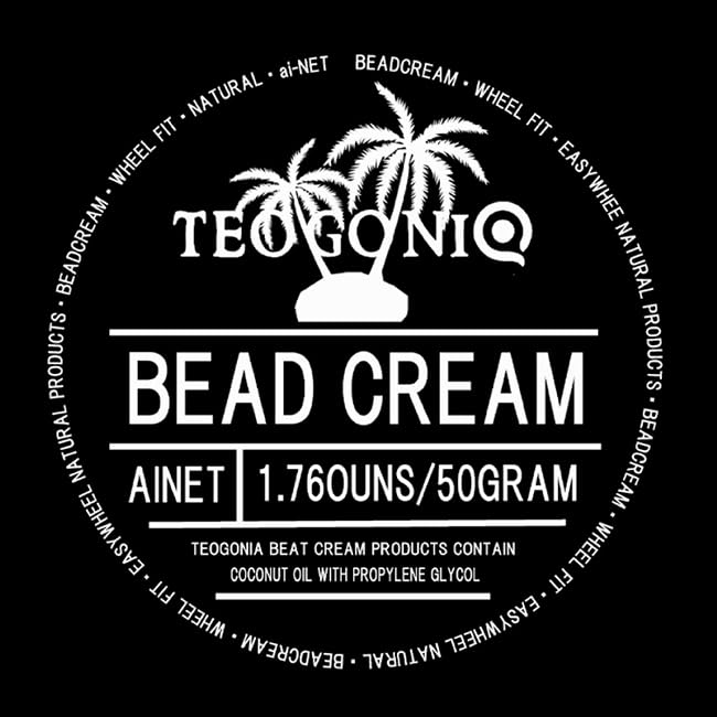 Teogonia Bead Cream 91121, Black, 1.8 oz (50 g)