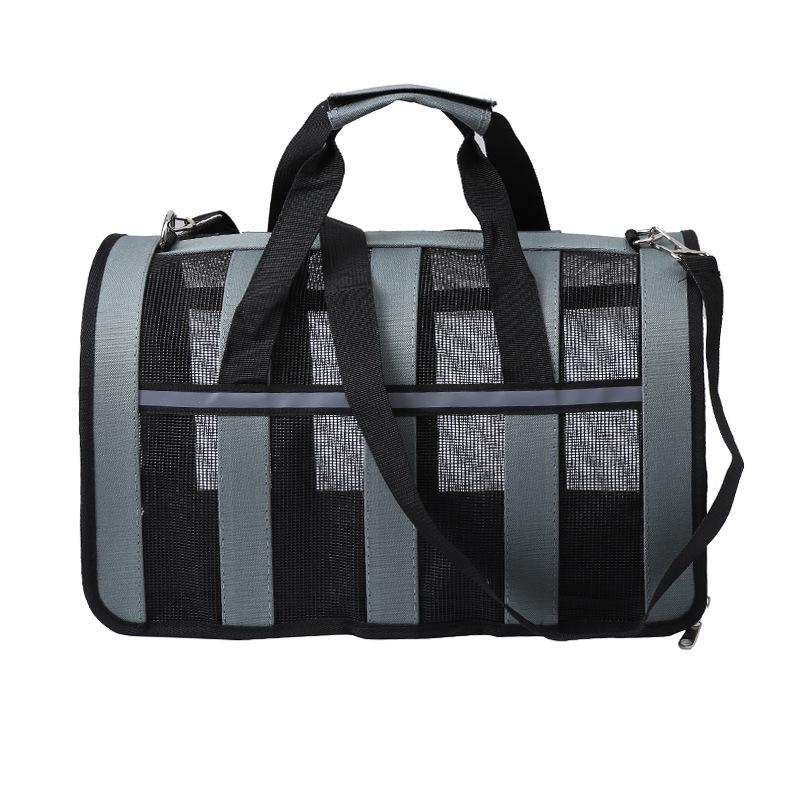 Pet Travel Mesh Bag: Fashionable Breathable Handbag for Dogs and Cats
