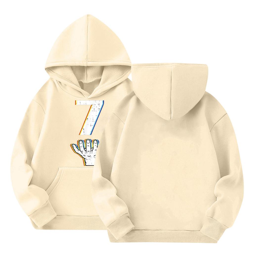 Cute Hoodies For Teen Children Trendy Preppy Hooded Sweatshirts Oversized Long Sleeve Shirts Clothes For Children