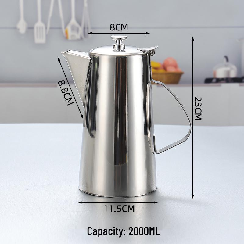 

Утолщенный кувшин из нержавеющей стали для воды и супа для ресторанов и отелей