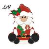 Seasonal Desktop Party Supplies 3Pcs Christmas Wooden Tabletop Decor Set Santa Snowman Reindeer Figurine Hanging Gift for Family Tree Ornament with