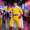Celotělový Cosplay Oblek One Punch Man Opm s Polstrovaným Designem Pro Kostýmové Párty