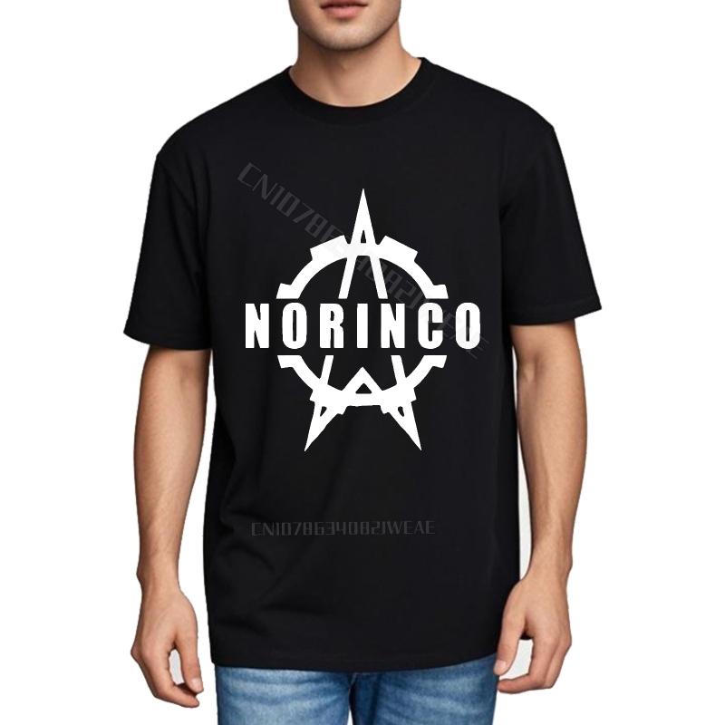 Top Tees Brand Quick Dry T Shirt Norinco Logo On Black Shirt Brand Round Neck Tee Fashion Streetwear Tshirts Breathable