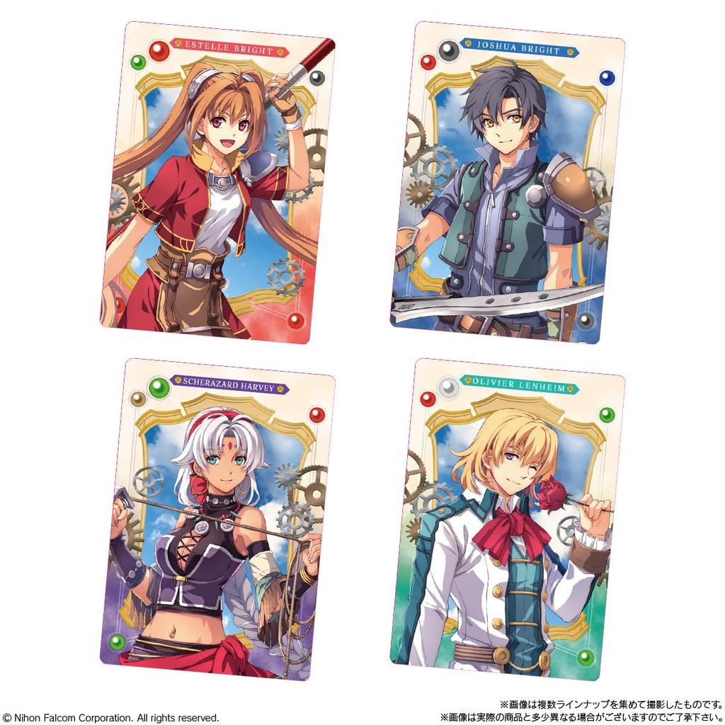 Bandai Trails in the Sky the 1st Cocoa Cream Candy Toy Set of Wafers, Flavor, (Box 20)