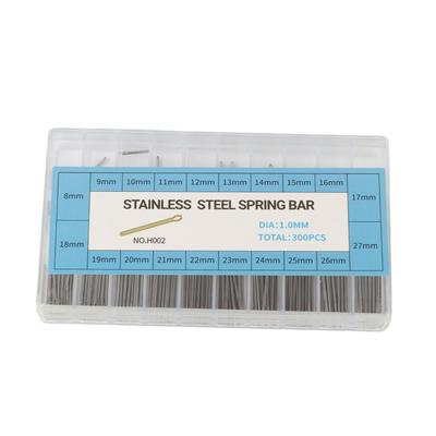 1mm Wristwatch Strap Bracelet Split Pins Stainless Steel Watch Parts Assortment 8‑27mm