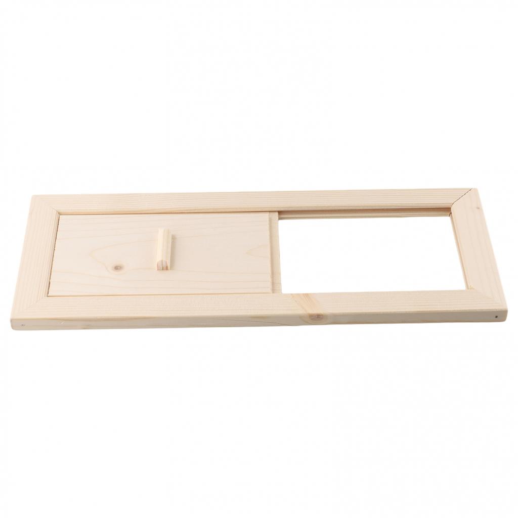 Exhaust Air Slide Steam Room Ventilation Flap Wood Valves