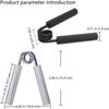 50-350LBS Metal Hand Grip Heavy Duty Resistance Squeezer Collection Finger Strengthening Training Rehabilitation Dexterity Endurance