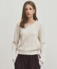 Wednesday Oasis For Woman Blooming Hazzi V-Neck Knit_Cream(Wc25-Kn52)
