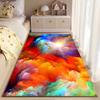 Abstract Colorful Cloud Art suitable as a non-slip mat for the living room or bedroom sofa