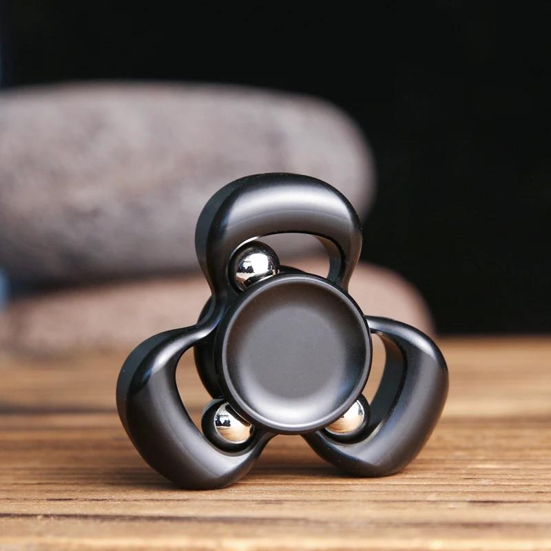 Stainless Steel Fidget Spinner Toy - Fingertip Gyro Hand Spinner Decompression Gyro - Adult EDC Fidget Toy