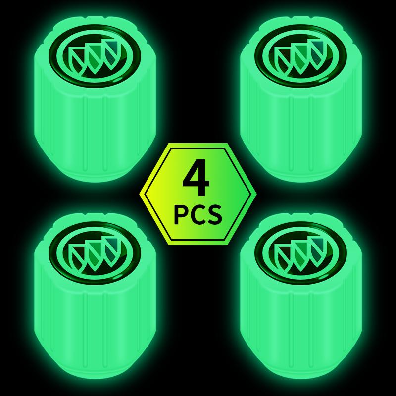 

Car Tyre Valve Stem Luminous Caps Fluorescent Decor For Buick Excelle GT Verano Regal LaCrosse royaum Park Avenue Envista GL8