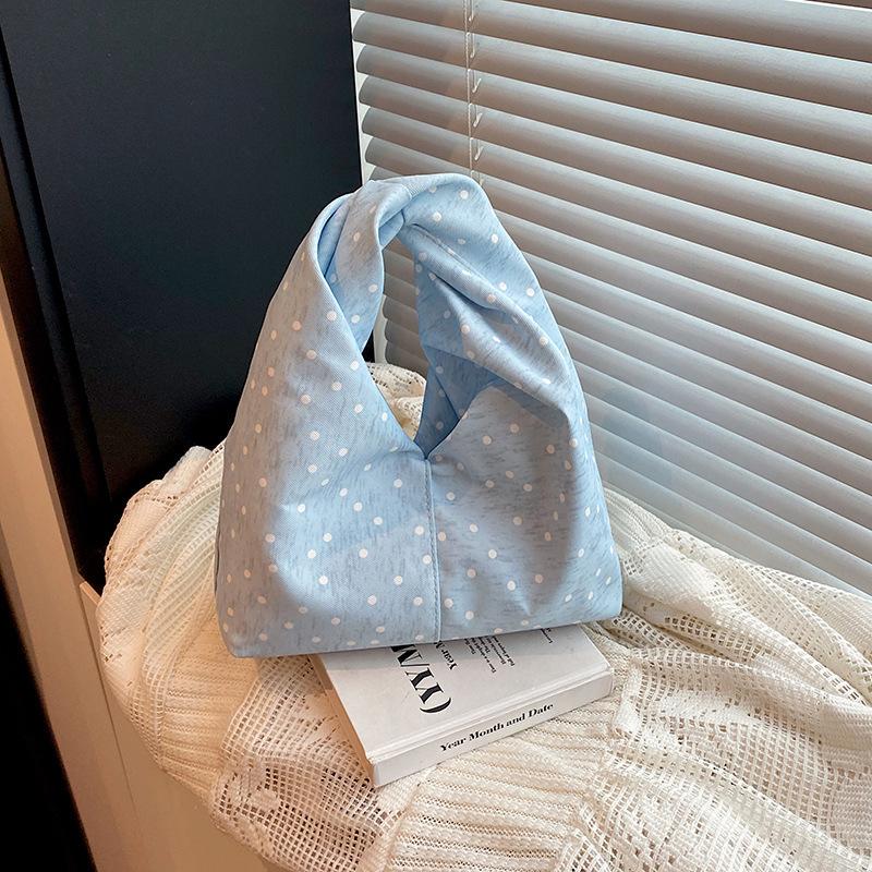 Kleine gepunktete Clutch-Tasche, Entspannter Stil, Großes Fassungsvermögen, Lässige Handtasche