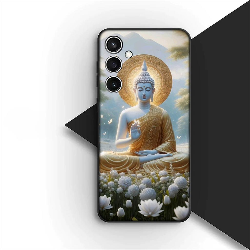Housse en Silicone Lord Bouddha pour Samsung Galaxy S25 S24 S23 FE Ultra Plus S7 Edge S25+ S24+ A56 5G + Coque de Téléphone