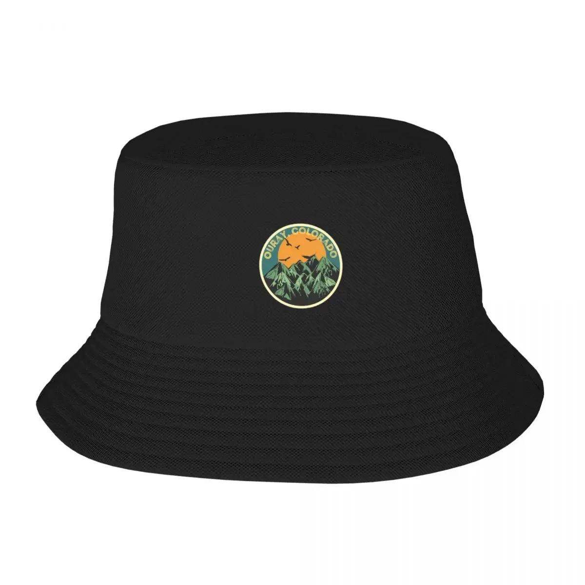 Ouray Colorado Mountains Retro Vintage Bucket Hat Luxury Hat birthday Cap FeUnisex Unisexs