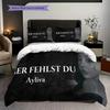 Musician Ayliva Bedding, Duvet Cover, Pillowcase, Home Decoration, Birthday Gift (1 * Duvet Cover+2 * Pillowcase, Coreless)