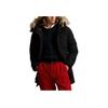 Polo Ralph Lauren Jednobarevná bunda s dlouhým rukávem na zip s kapucí Pánské bundy Černá 710940235-001