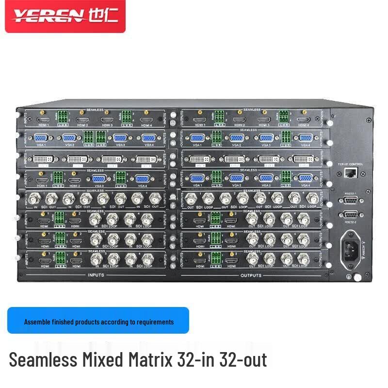 YR-K114 Modular Video Matrix Switcher Chassis