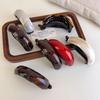 Simple Temperament High Ponytail Buckle Clip Acetate Twist Hair Clips  Women Girls Gift