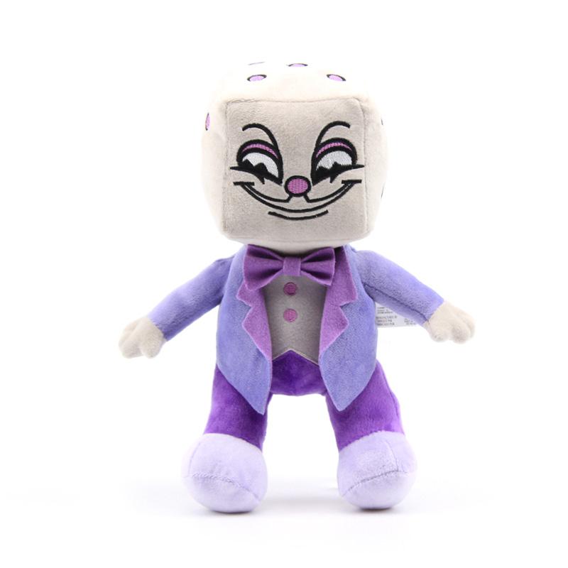 Game Cuphead Plush Toy Mugman Chalice Plushie Boss Ghost King Dice Stuffed Animal Soft Doll PIllow Gift Kids Children Birthday