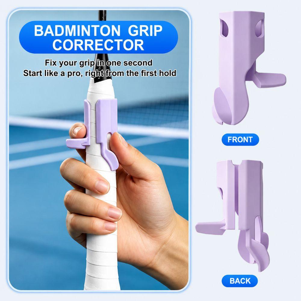 Lightweighting Badminton Grip Aid Easy To Install Racket Grip Aligner For Badminton Beginners