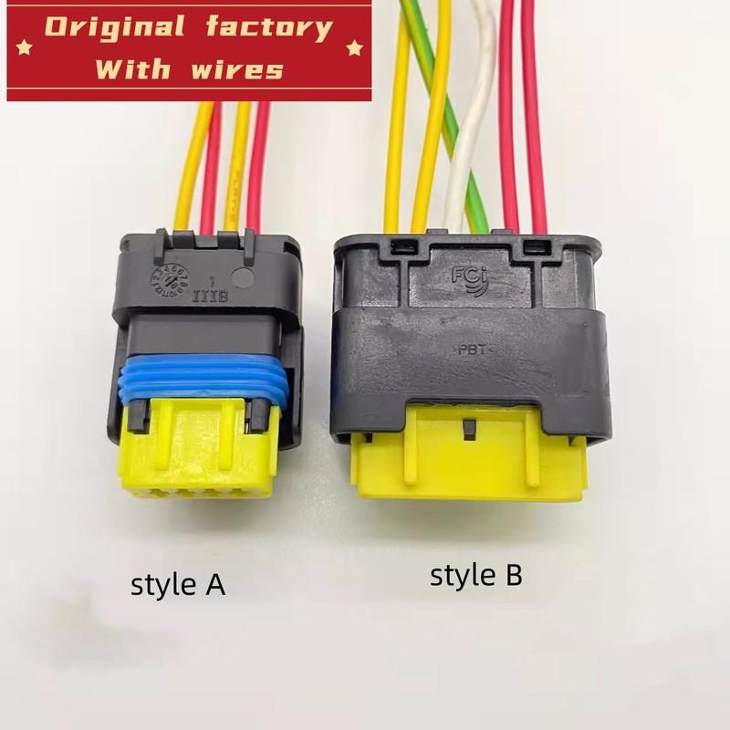 For NISSAN QASHQAI ALTIMA MURANO SENTRA SUNNY MARCH Car Rear Taillight Plug Tail light plug 4 pin 6 pins