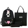 Schoolbag new student backpack Korean version cute little rabbit Japanese campus schoolbag large-capacity set backpack wholesale