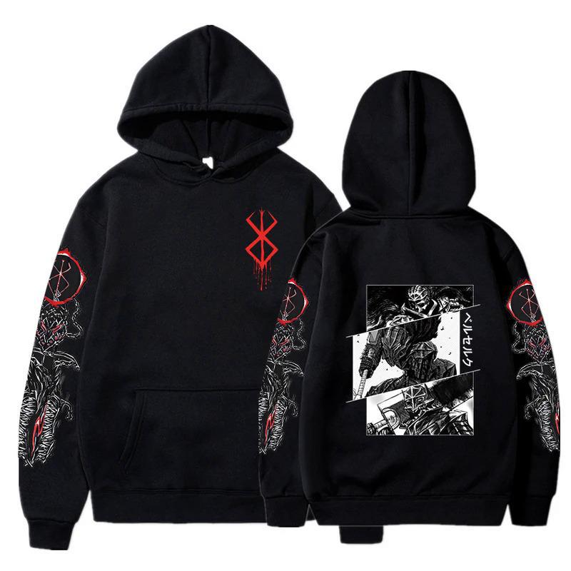 Stylish Anime Graphic Hoodies for Men Hoodies