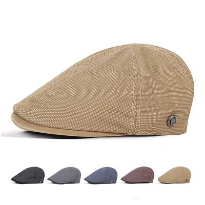 Frühling Sommer Newsboy Caps für Männer Atmungsaktive Baskenmütze Flache Kappen Weibliche Britische Achteckige Kappe Gatsby Maler Hüte Hombre Boina