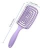 Haarbürste Curve Hohle Haarbürste Nylon Tragbare Kopfhaut-Kopf-Massage-Haarbürste Haar-Styling-Zubehör