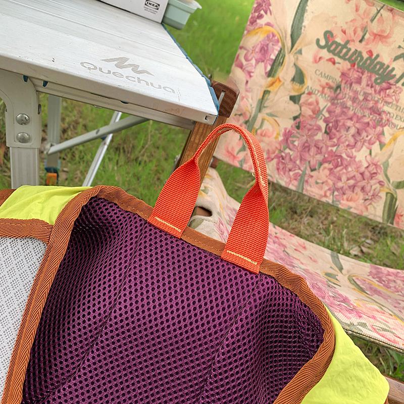 Travel Bag Large Capacity Backpack Unisex Color Block Outdoor Mountaineering Fitness Multifunctional Riding Backpack