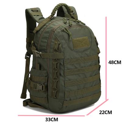 Męski Plecak Strategiczny Outdoor Wodoodporny Kemping Polowanie Trekking Torba Sportowa Miękki Duża Pojemność Zaplanowany Plecak
