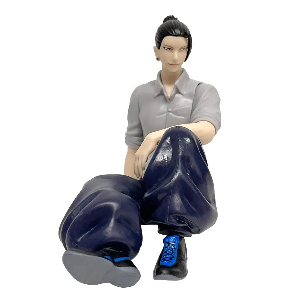Anime figure Geto Suguru Gojo Satoru action figure sitting pose model Doll geto gojo figurine collection toys Christmas gift