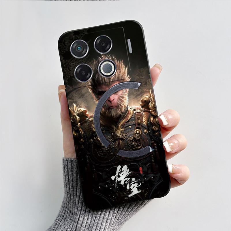 For Infinix GT 20 Pro Case INFINIX GT 10 PRO Cover gt20 gt10 20 pro X6871 X6739 Black Myth Wukong Silicone Phone Case Soft Cover