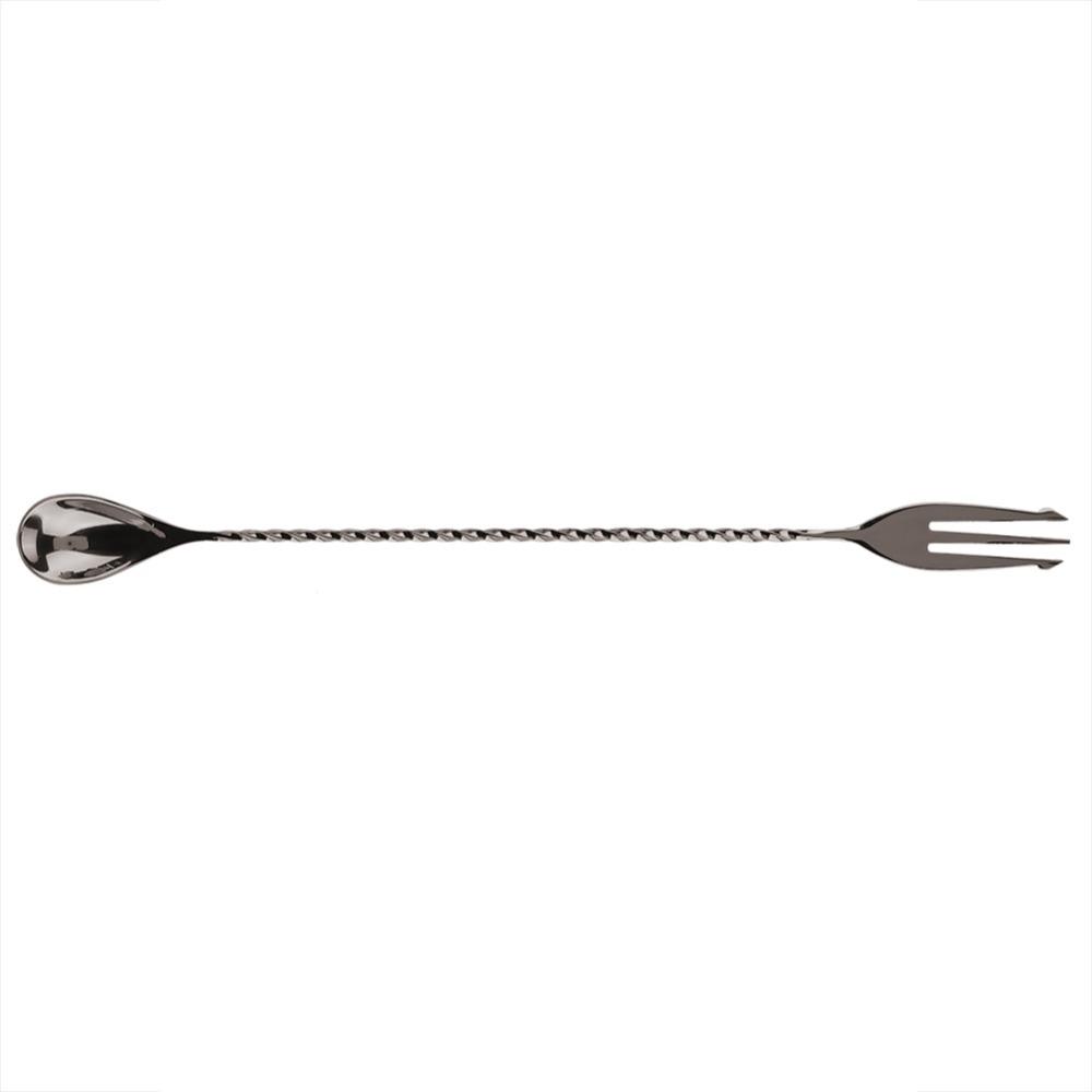 2Pcs Rustless Steel Mixing Spoon Dual Head Bar Spoon Bar Spoon Stirrer  For Beverage Layering