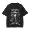 Rock Band Babymetal Vintage Washed Graphic T-Shirt Men's Woman's Hip Hop Loose Fashion Short Sleeve Graphics Tees Street 2325